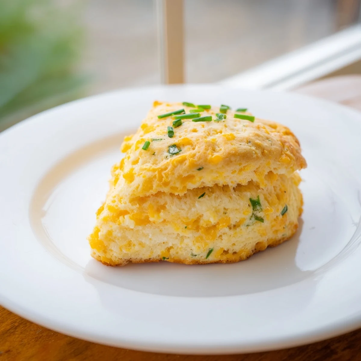These fresh cheddar savory cheese scones offer a delicious, comforting texture, best enjoyed warm from the oven.