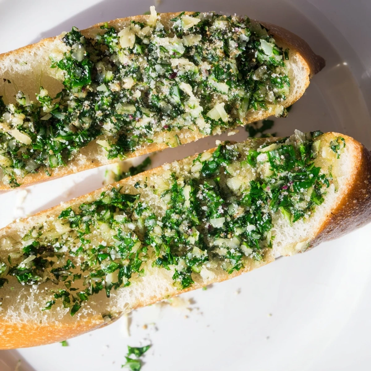 Golden, bubbling garlic butter bread, a savory side, ready to be sliced and shared this evening.