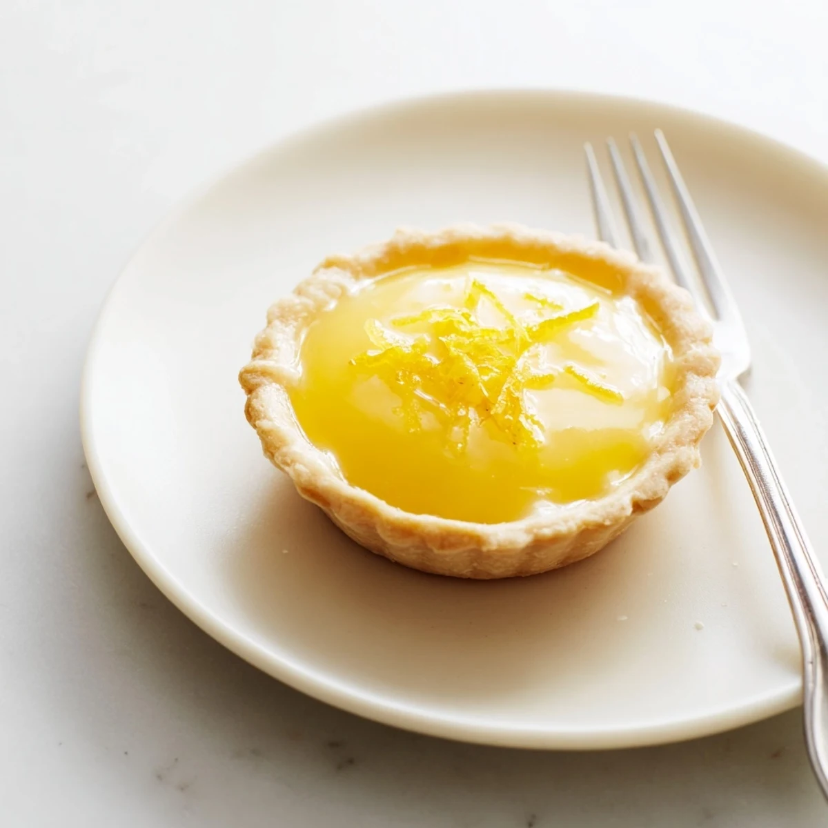 Bright yellow lemon curd fills delicate pastry shells; these easy Lemon Curd Tartlets are perfect.
