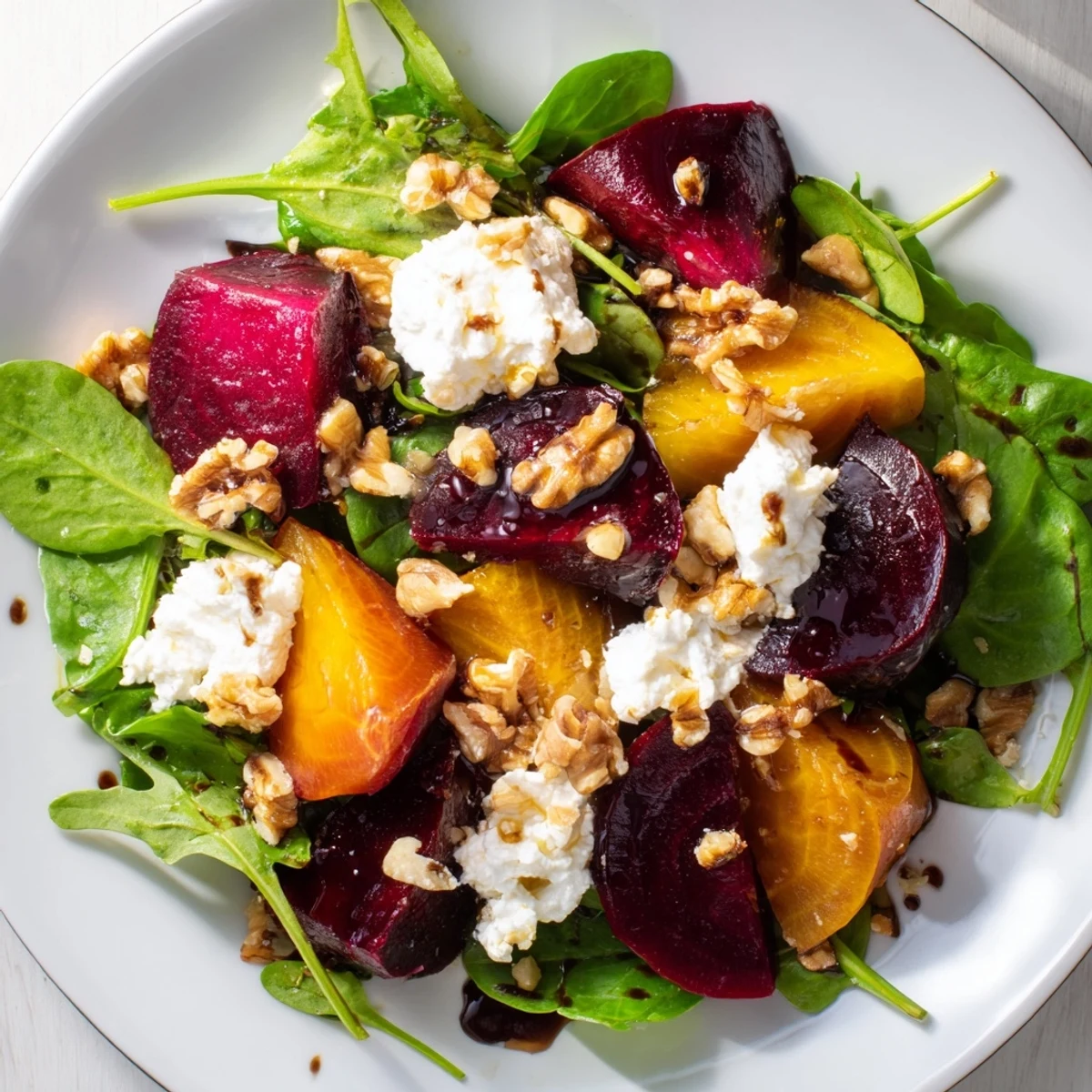 Roasted Beet Goat Cheese Salad