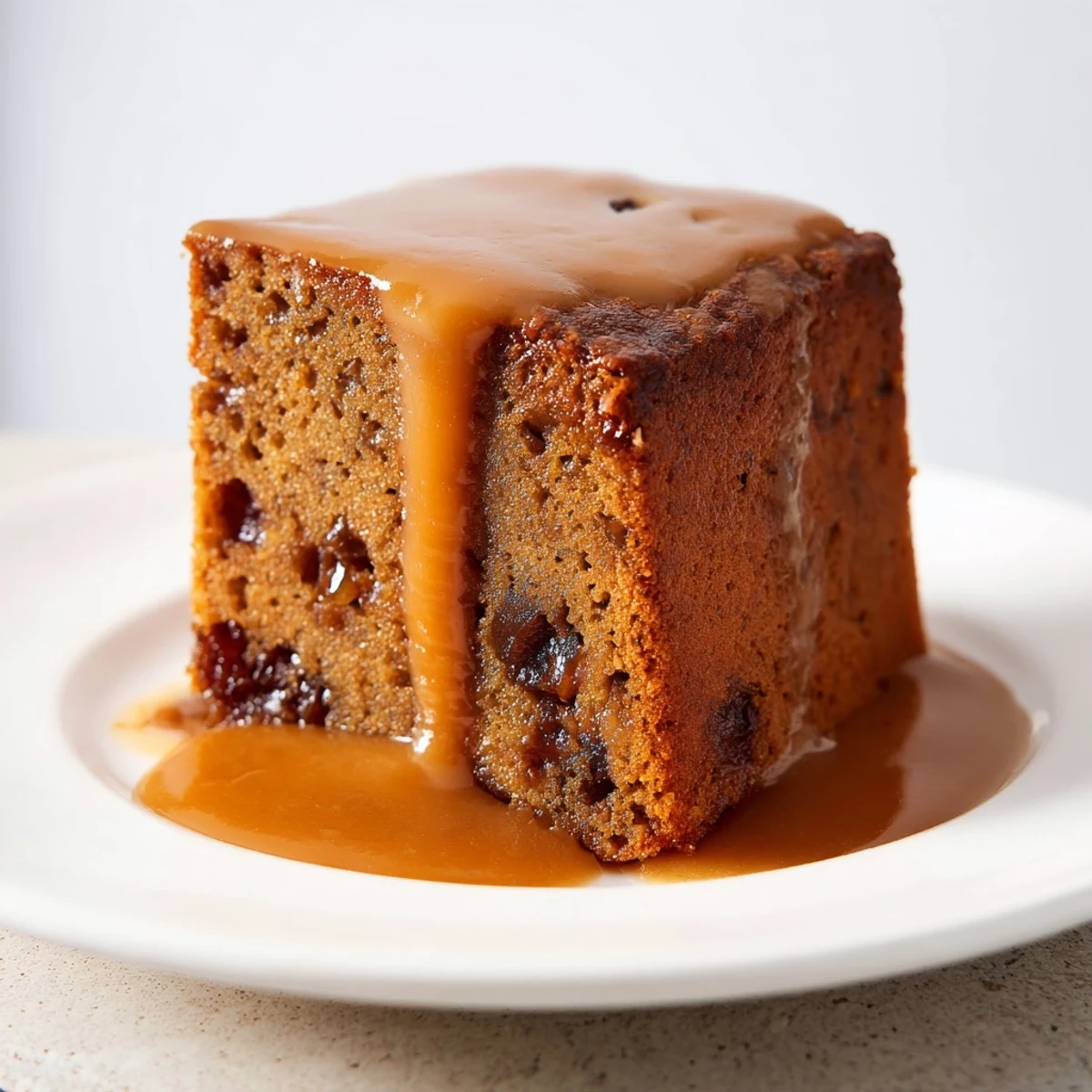 Moist, delicious Sticky Toffee Pudding baked to perfection, a classic British dessert.