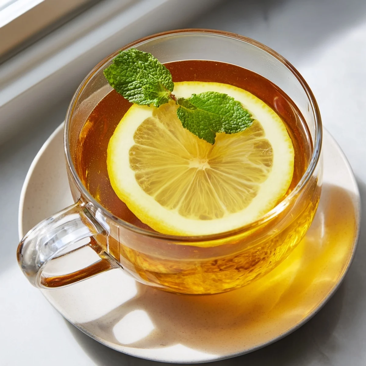 Lemon Tea Hot Beverage