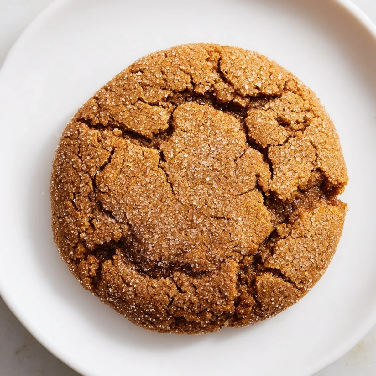 A close-up of chewy Soft Molasses Cookies, showcasing their deep color and inviting texture.