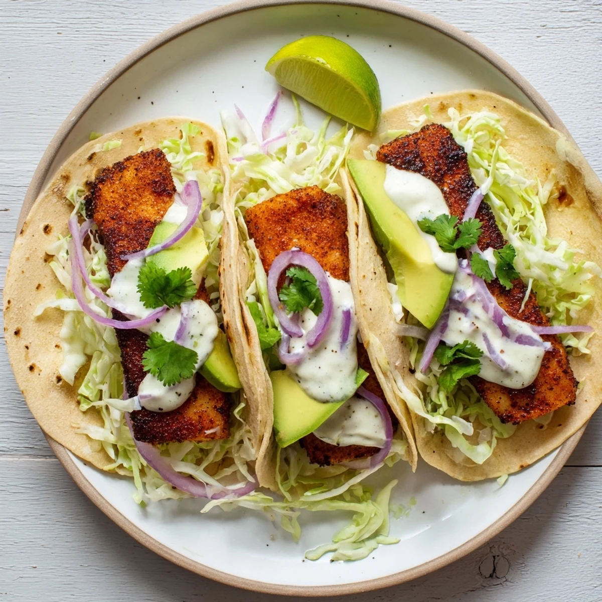Crispy Fish Tacos Delight