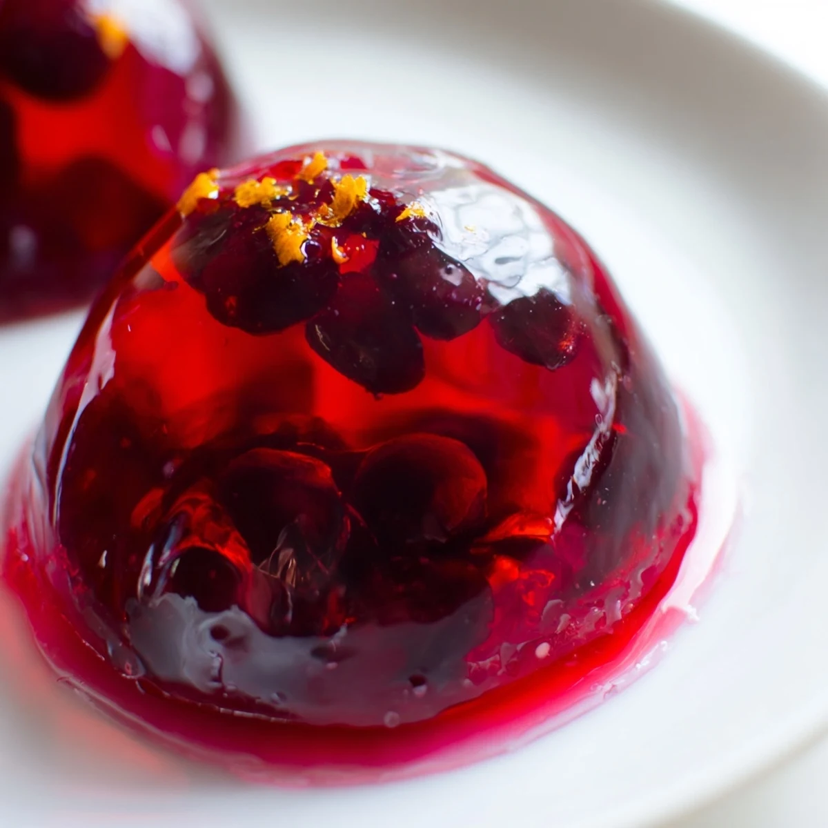 Homemade Jelly Cranberry, with a perfect, jiggly texture, ideal for your Thanksgiving feast.