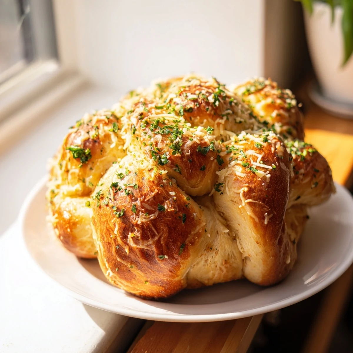 Garlic Herb Knot Bread