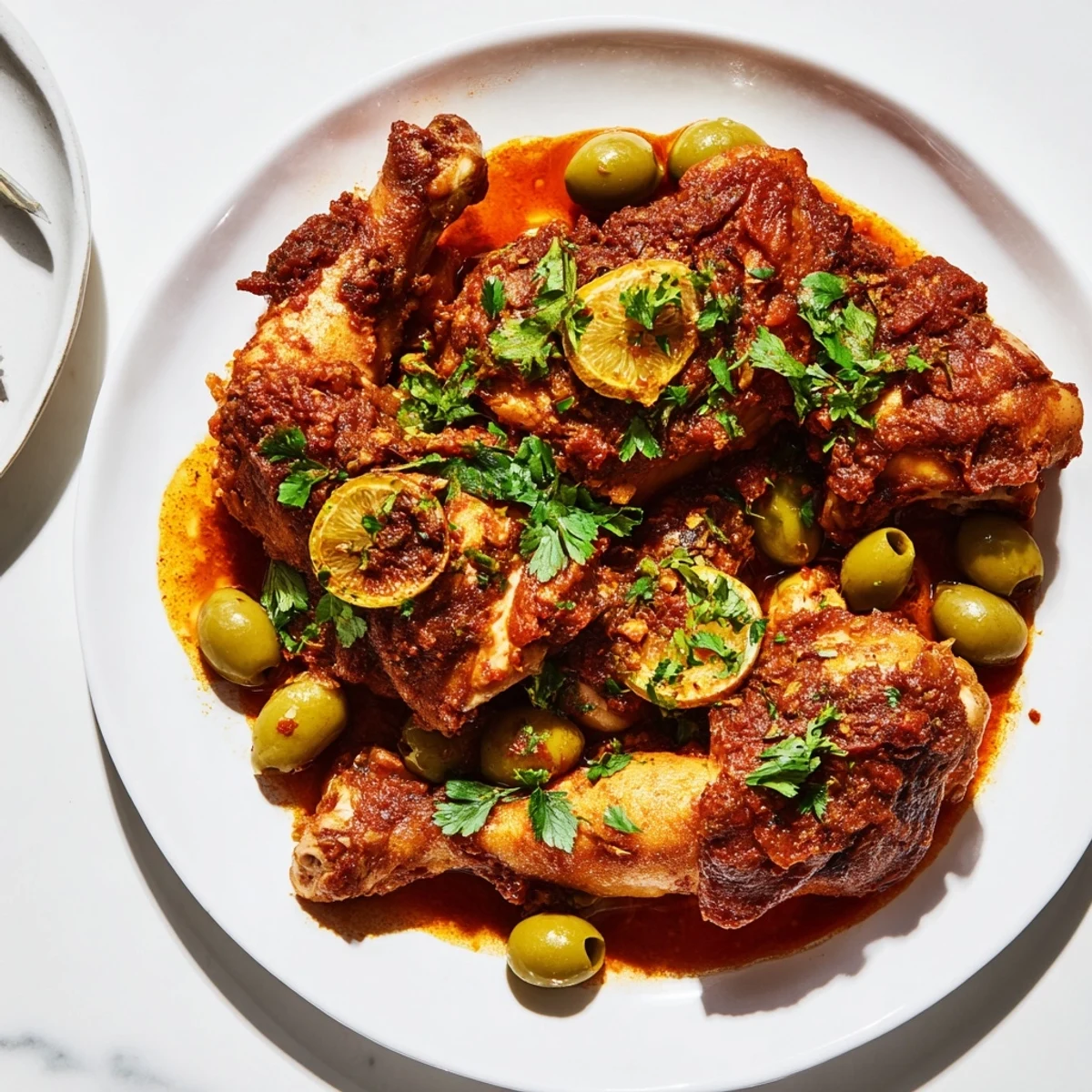 Slow Cooked Chicken Preserved Lemon