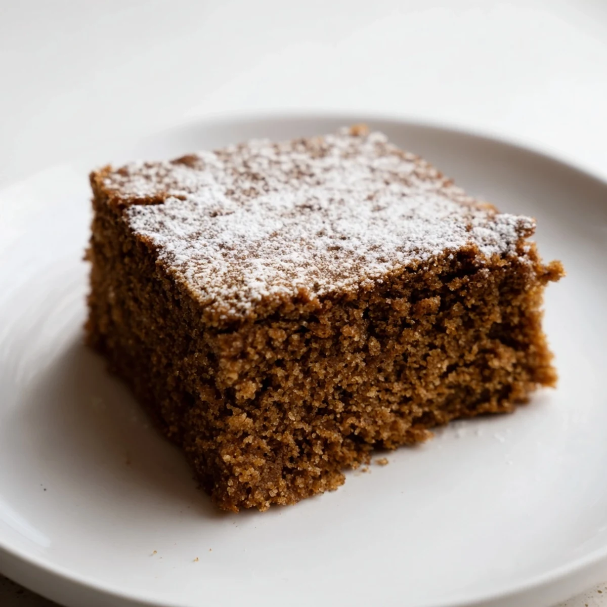 Homemade gingerbread cake fresh out of the oven: a comforting Fall dessert idea.