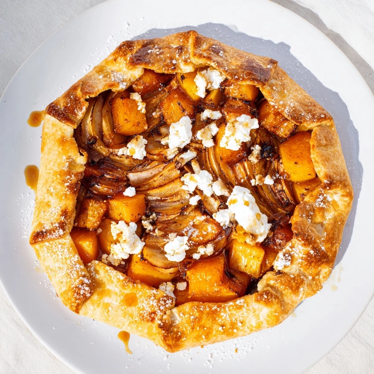 Roasted Butternut Apple Galette