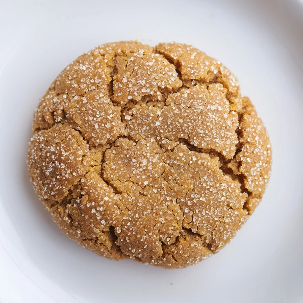 Warm Soft Molasses and Ginger Cookies are stacked, showcasing their soft centers and rich, spiced texture.