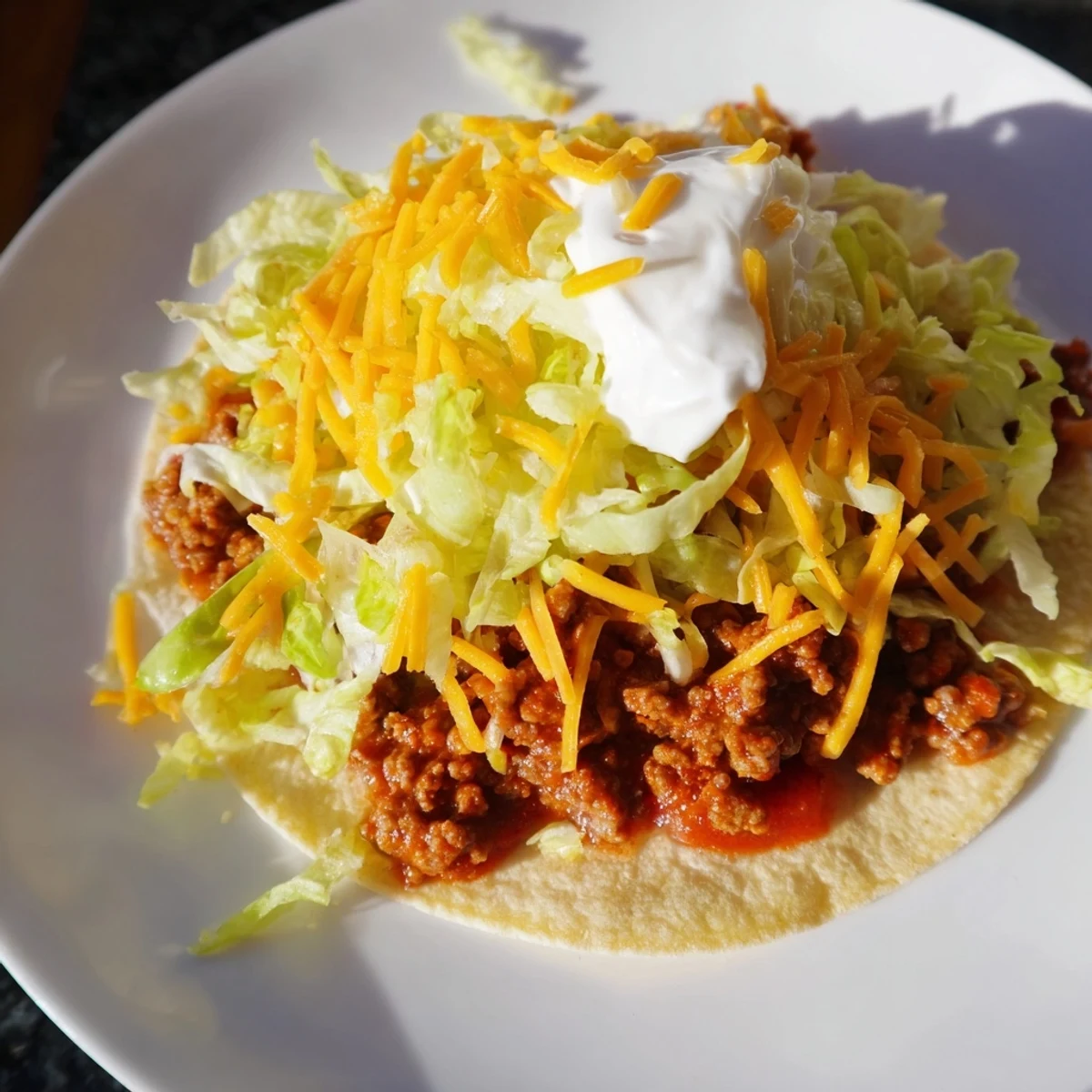 Colorful Beef Taco Night spread with toppings in small bowls, ready for a festive family dinner.