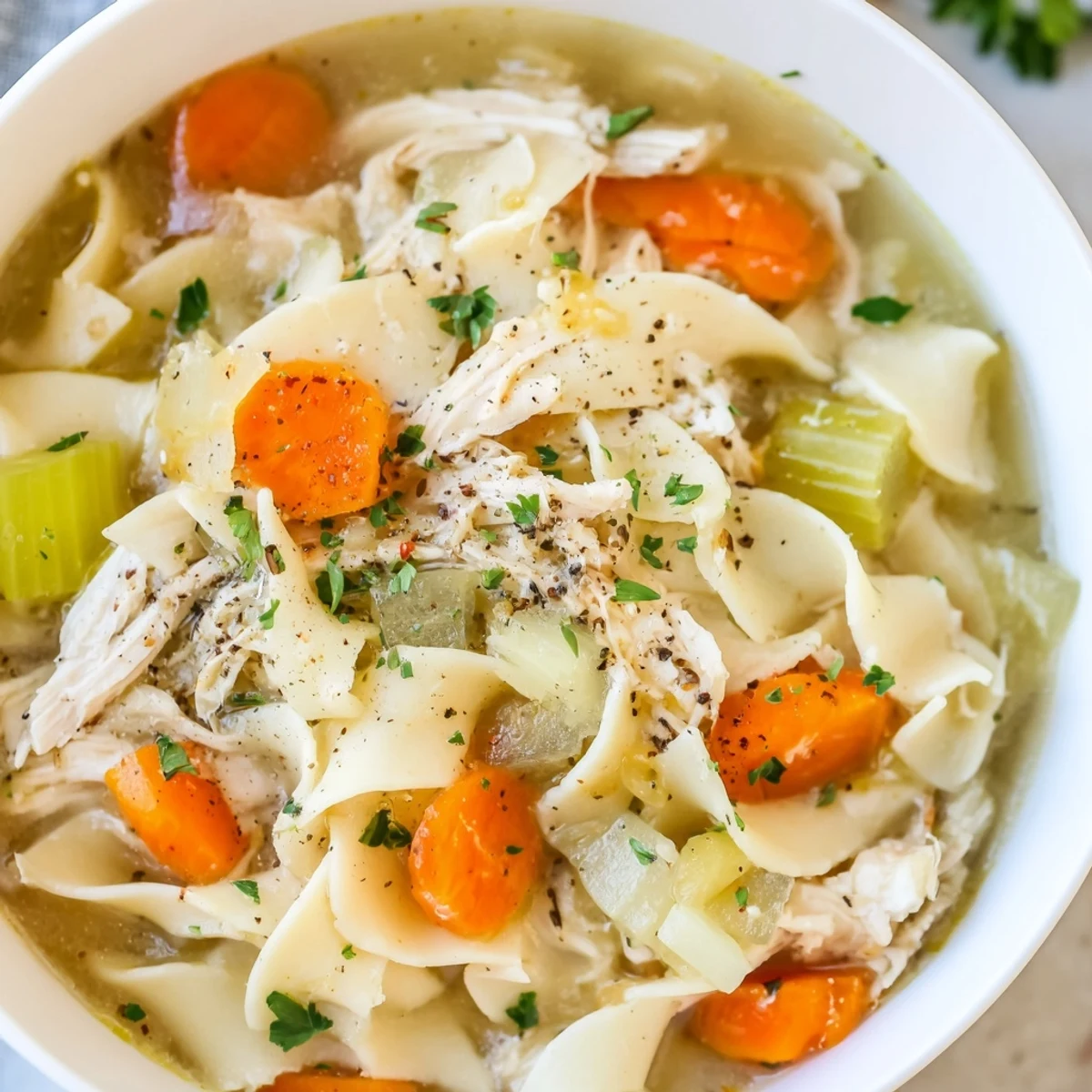 Instant Pot Chicken Noodle Soup