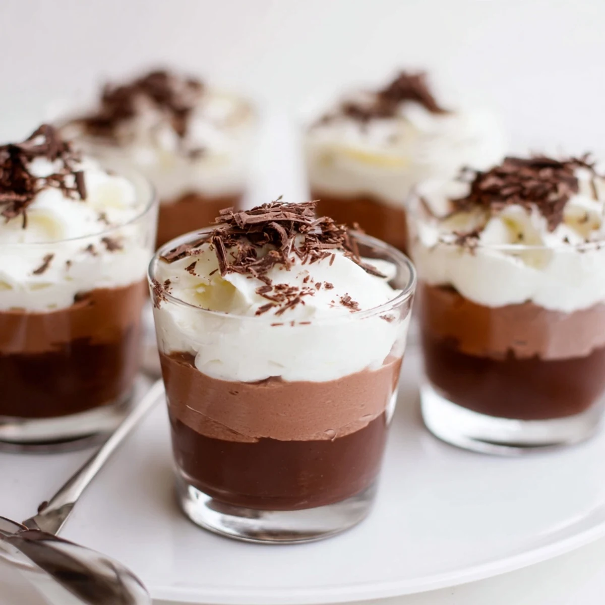 Serve Triple Chocolate Mousse Cups with espresso or fresh berries for contrast