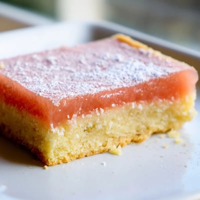 Grapefruit Bars with Citrus Curd